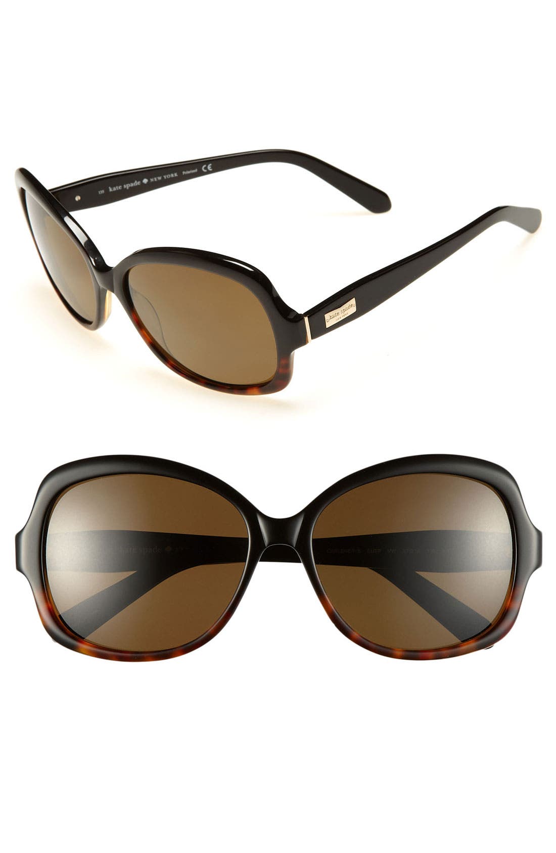 kate spade new york 'carlene' 57mm polarized sunglasses Nordstrom