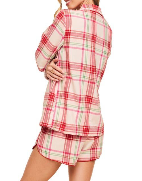Adore Me Cecelia Pajama Set In Red