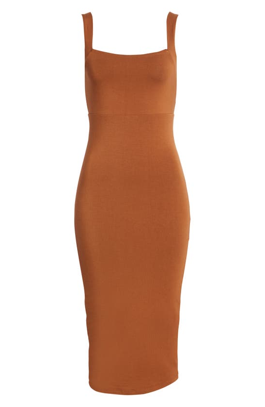 Good American '90s Tank Dress In Rust001