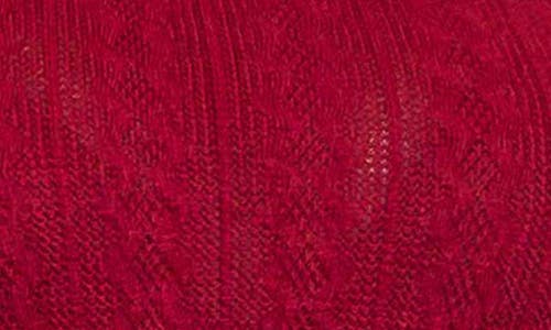 L I V D Catriona Waist Tie Mock Neck Sweater In Burgundy