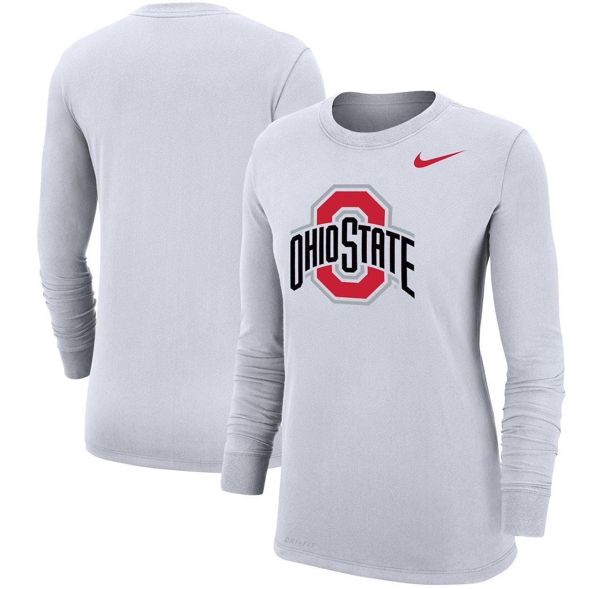 Nike White Ohio State Buckeyes Logo 