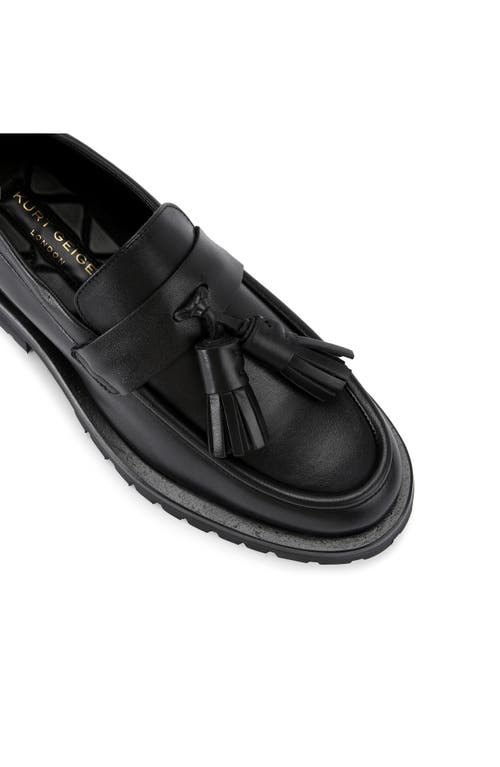 Shop Kurt Geiger London Hayes Tassel Loafer In Black