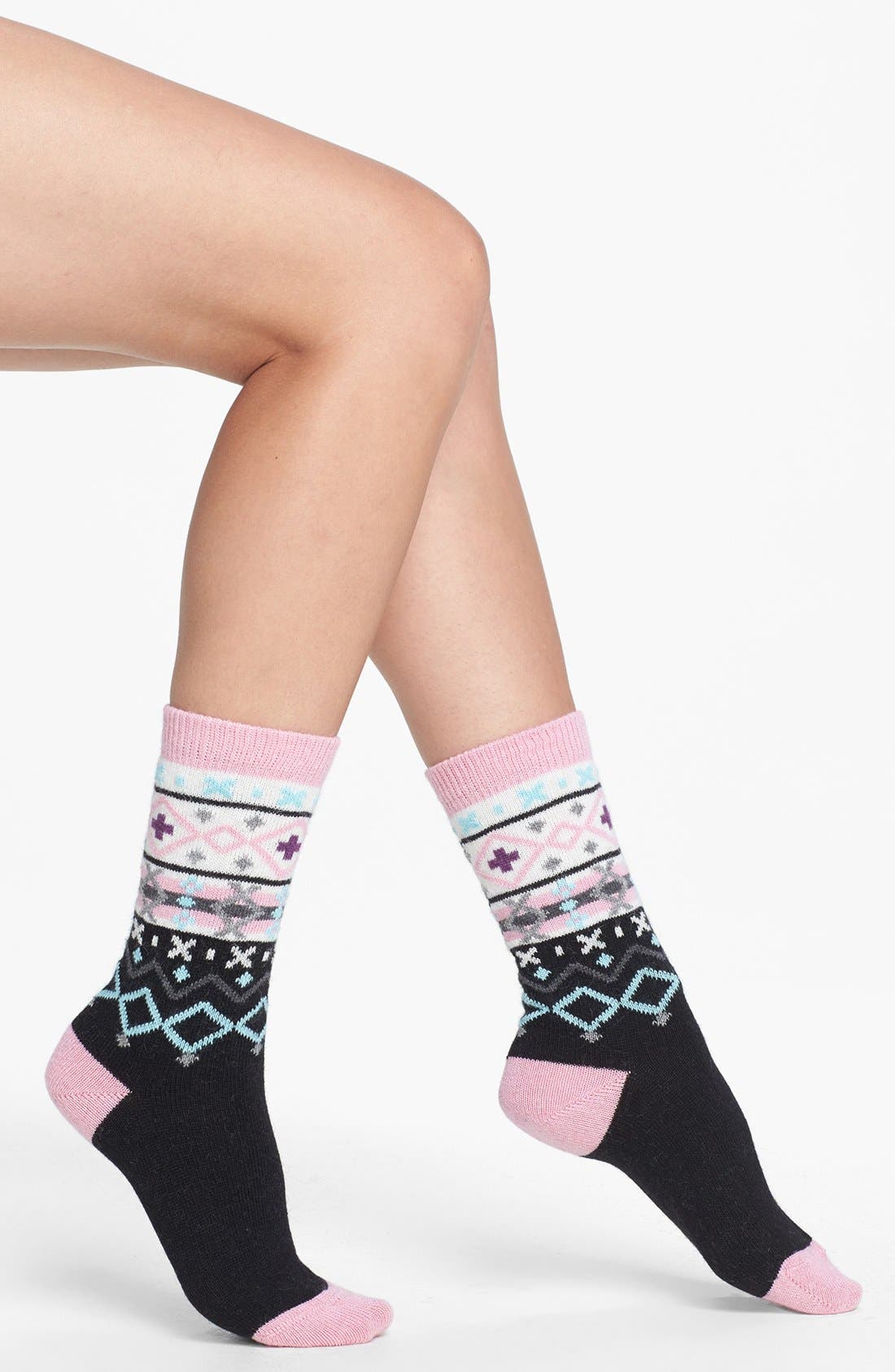 Nordstrom Geometric Crew Socks Nordstrom
