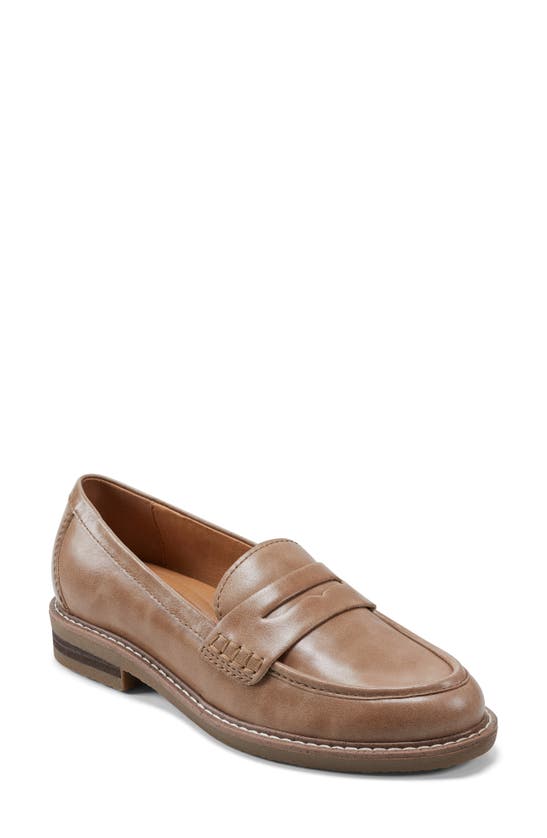 Shop Earth Javas Penny Loafer In Light Brown