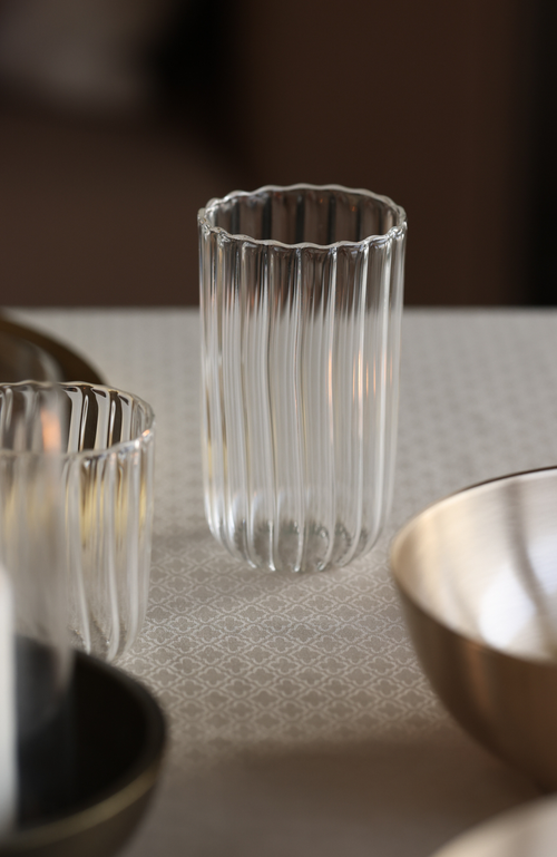 Fleck Kira Tall Tumbers In Clear