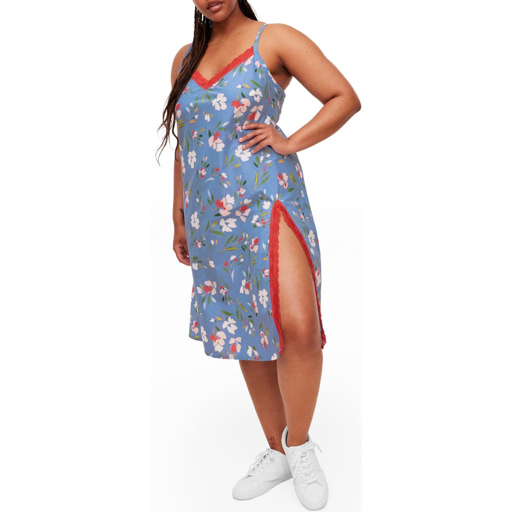 Adore Me Analise Slip In Floral Blue