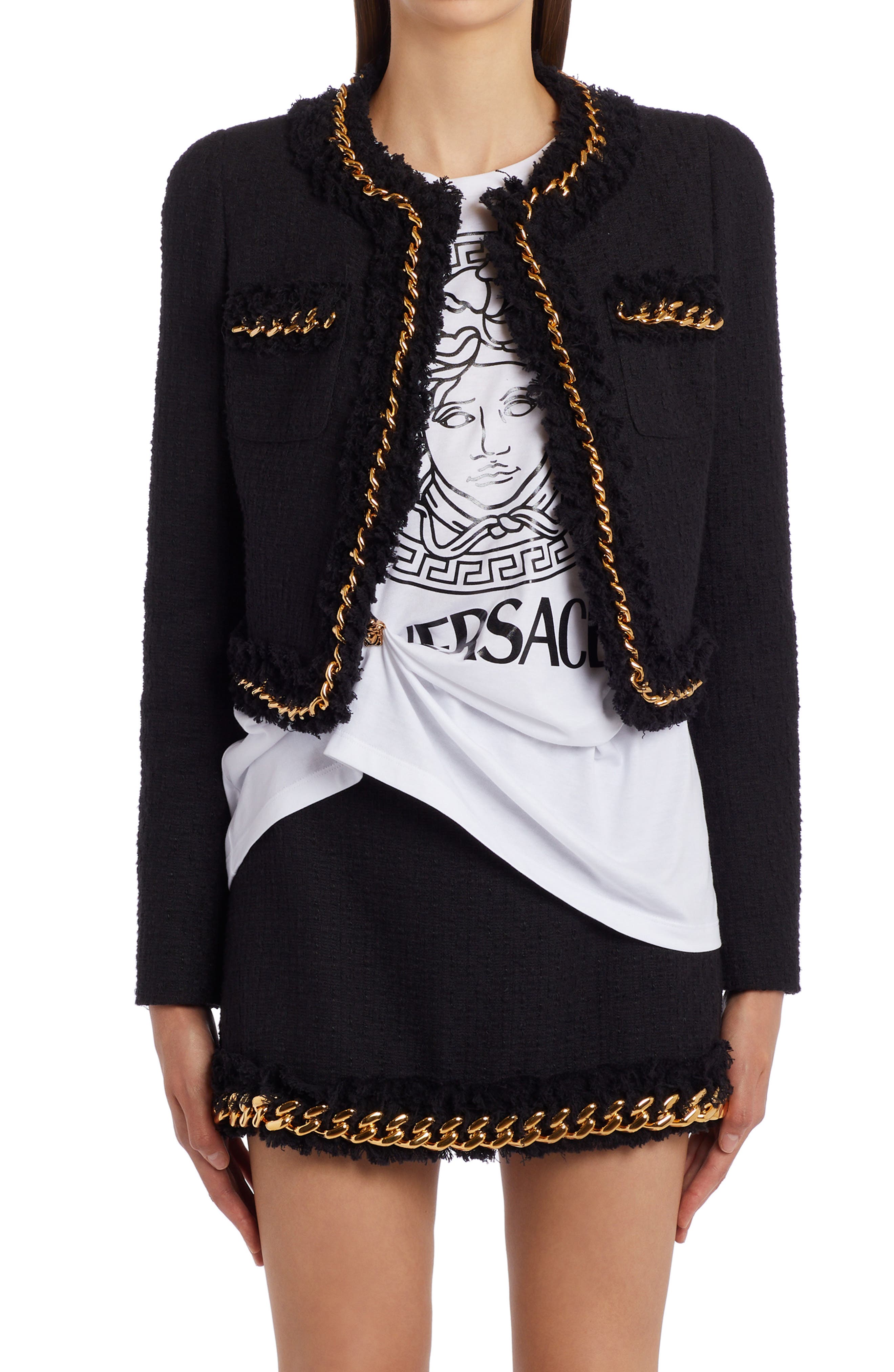 versace tweed jacket