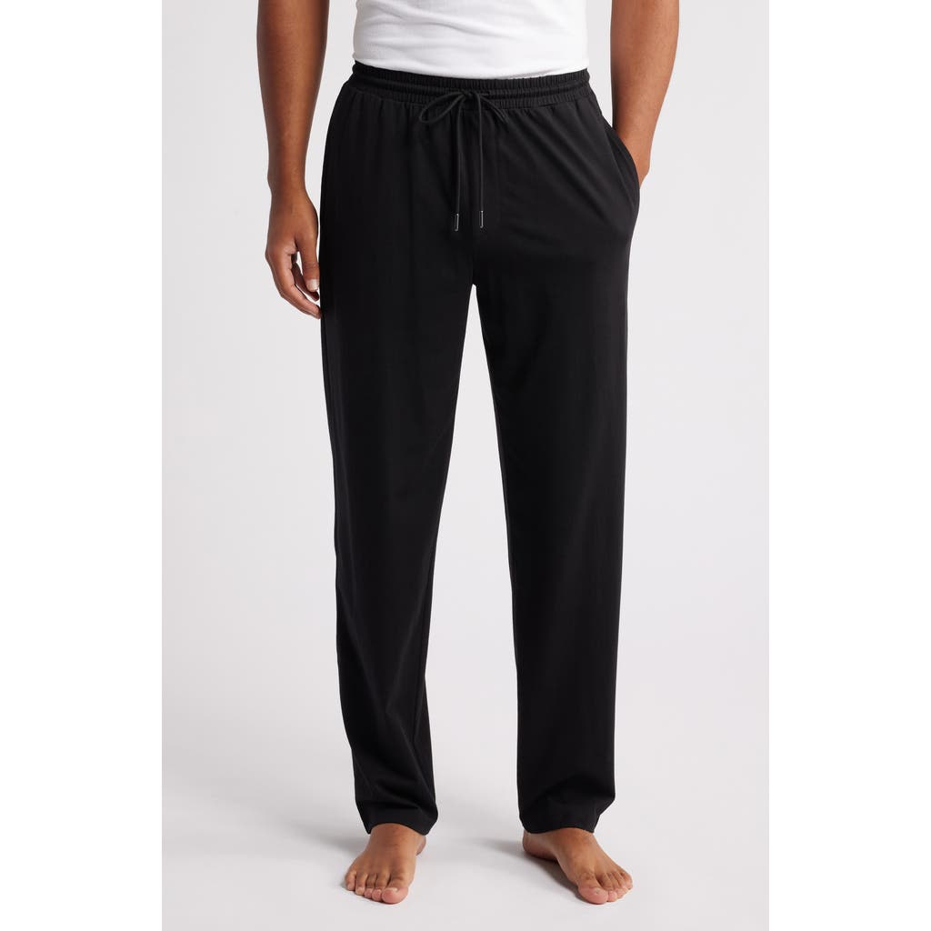Nordstrom Cotton & Tencel® Modal Lounge Pants In Black