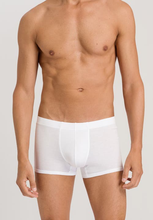 HANRO HANRO SEA ISLAND COTTON BOXER BRIEF 