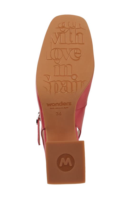 Wonders Menorca Slingback Mary Jane Pump In Menorca Blush