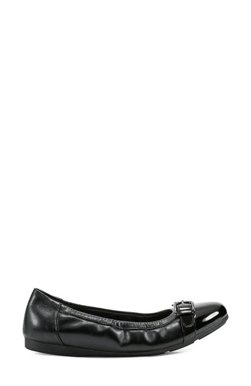 Shop Easy Spirit Kenna Flat In Black