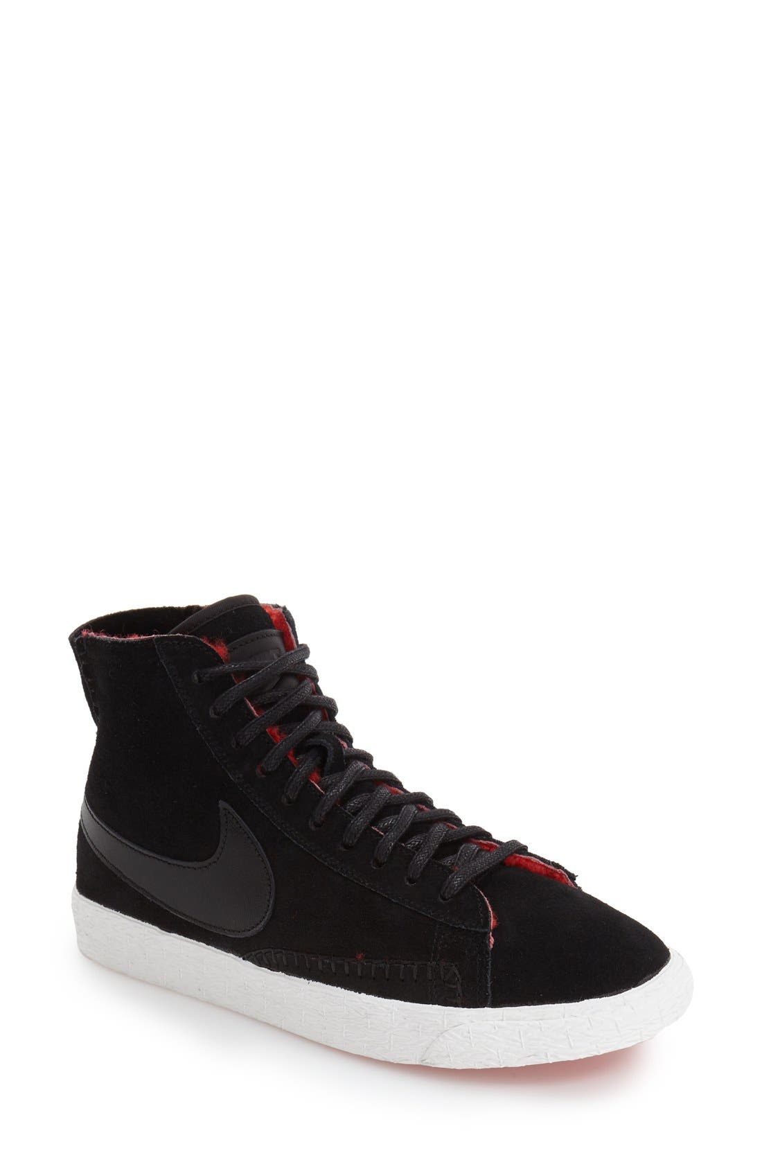 nike blazer mid womens black