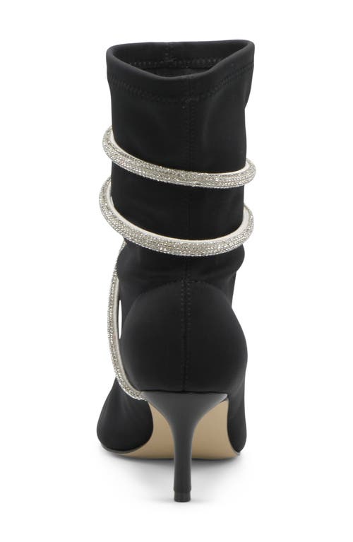 Charles By Charles David Ajay Pointed Toe Bootie In Black-strap Fab