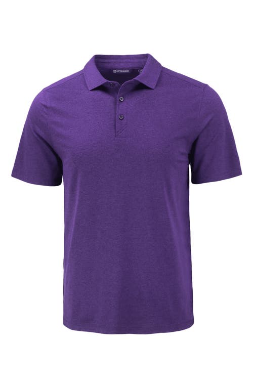 Shop Cutter & Buck Comfort Performance Jersey Polo In College Purple