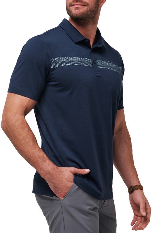 Shop Travismathew Mood Lighting Polo In Total Eclipse