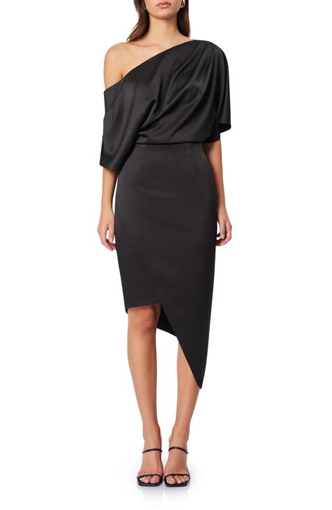 B & Adam Womens Knit Puff Sleeves Sheath Dress Black 2 : :  Clothing, Shoes & Accessories