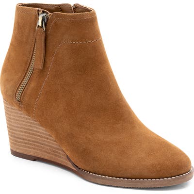 Blondo Nile Waterproof Wedge Bootie- Brown