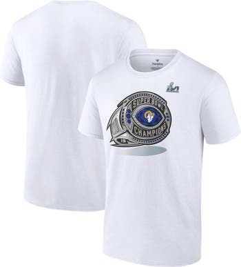 FANATICS Men's Fanatics Branded White Los Angeles Rams Super Bowl LVI  Champions Ring T-Shirt