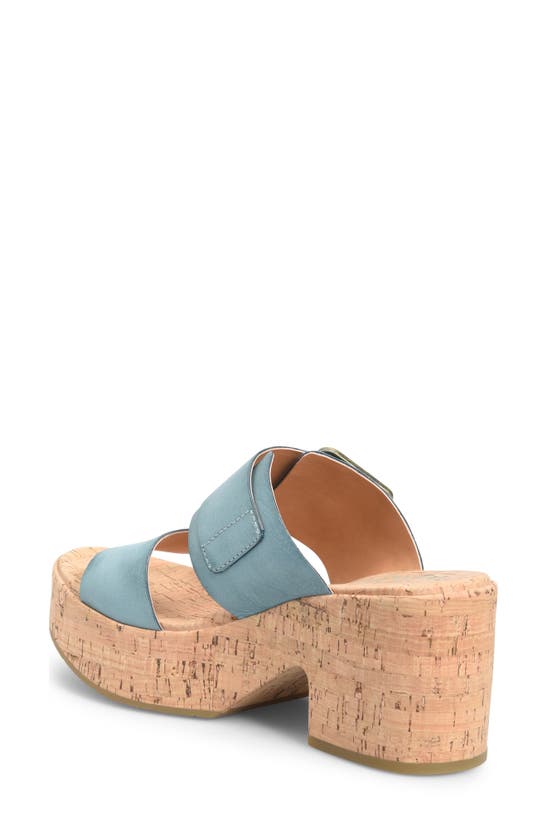 Shop Kork-ease Taige Platform Sandal In Turquoise