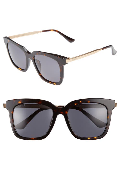 Bella 52mm Polarized Sunglasses in Tortoise/Grey