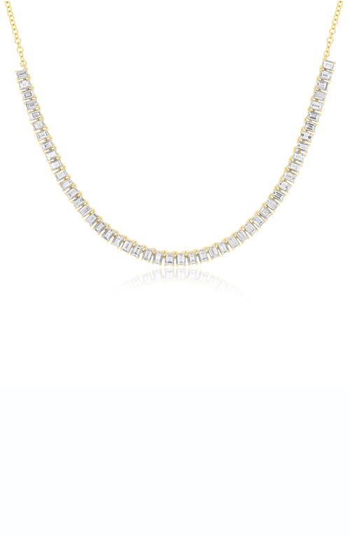 EF Collection Diamond Segment Chain Necklace in 14K Yellow Gold at Nordstrom