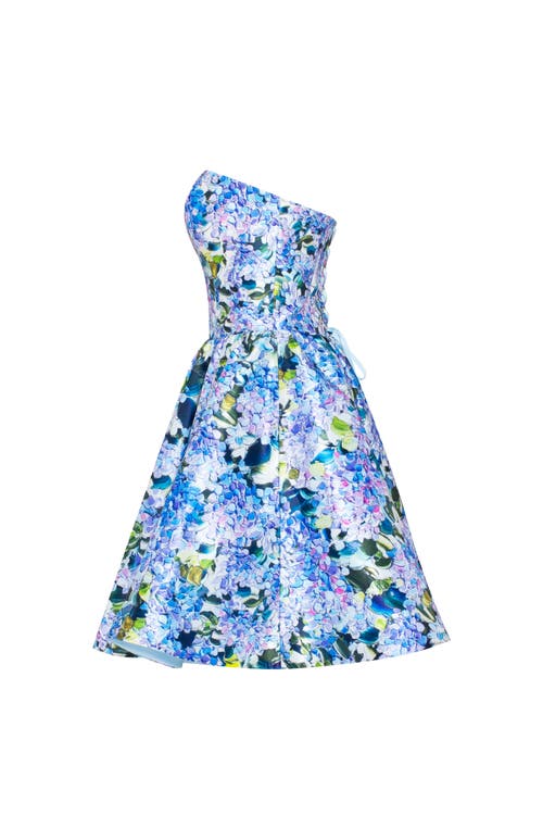 MILLA MILLA HYDRANGEA CORSET MINI DRESS
