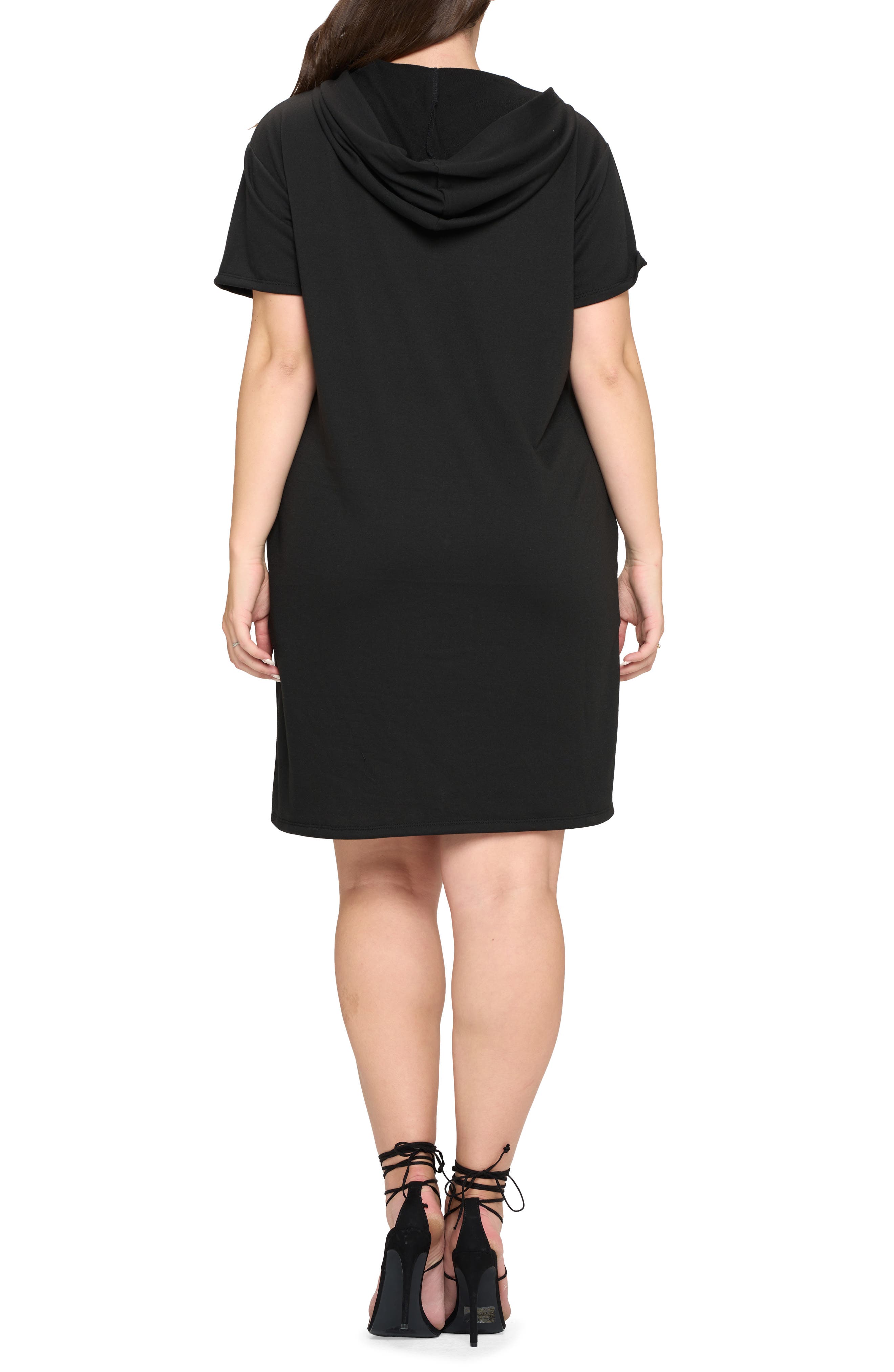 hooded tshirt dress