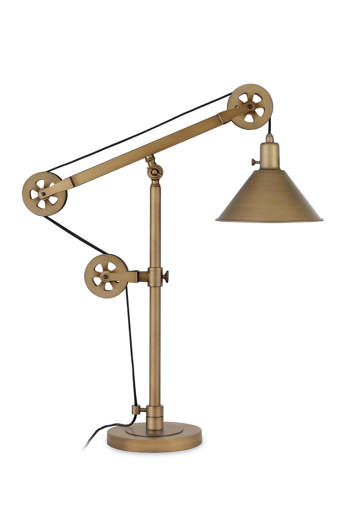 Addison And Lane Descartes Table Lamp In Medium Brown1