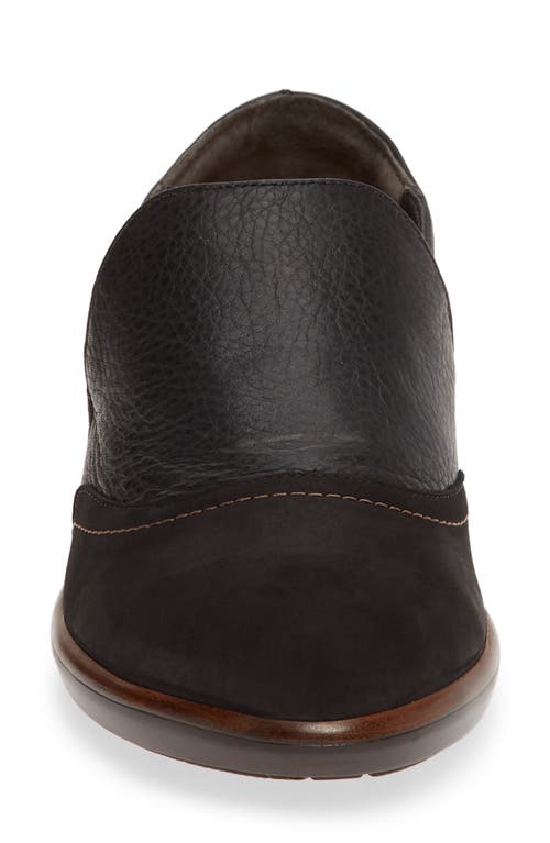 Naot Angin Loafer In Black/coal Leather