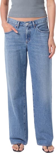 AGOLDE Fusion Low Rise Loose Straight Leg Organic Cotton Jeans
