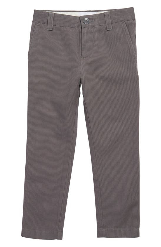 Nordstrom Rack Kids' Cotton Chino Pants In Grey Castlerock