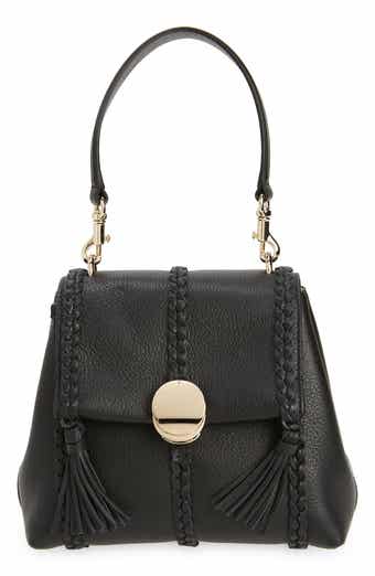 PARIS VII large flat hobo bag in smooth leather