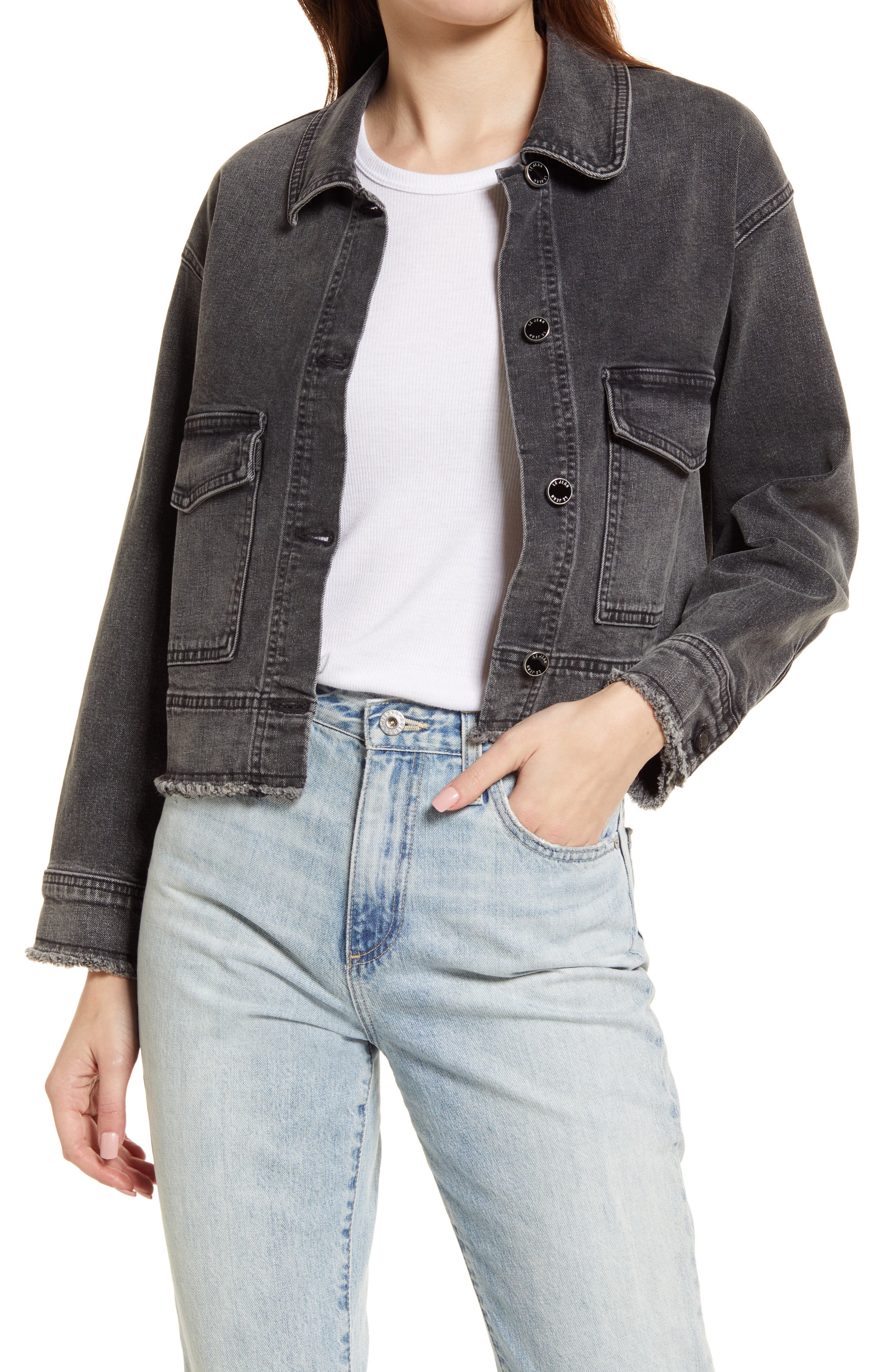 denim grey jacket