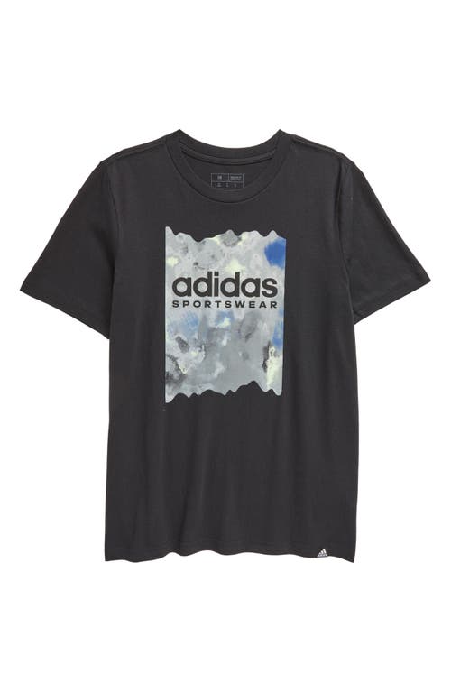 adidas Kids' Wash Fill Cotton Graphic T-Shirt in Black at Nordstrom