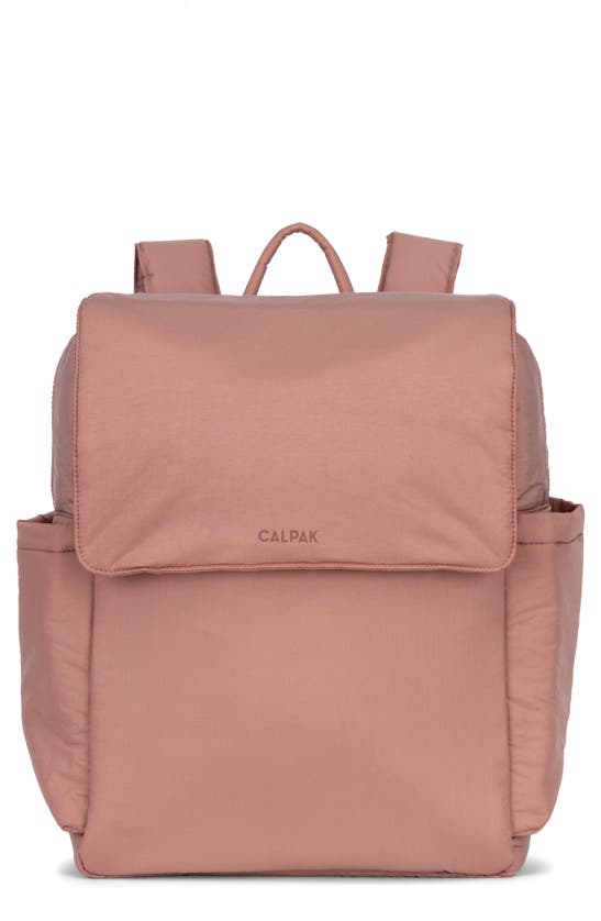 Calpak Babies' Diaper Backpack With Laptop Sleeve In Pink