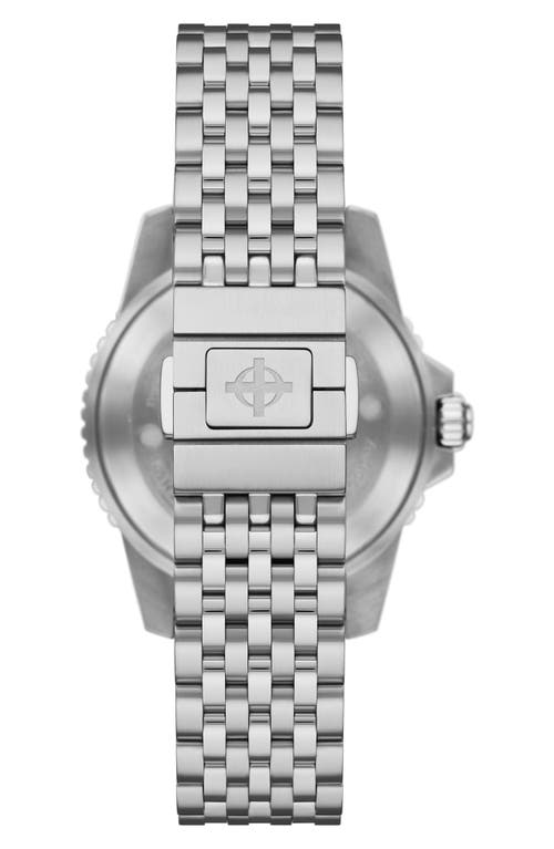 Shop Zodiac Super Sea Wolf Pro Diver Bracelet Watch, 42mm In Silver