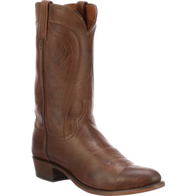Lucchese Bart Cowboy Boot - Brown
