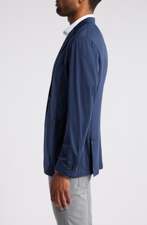 Johnston & Murphy Xc Flex® Solid Knit Sport Coat In Navy