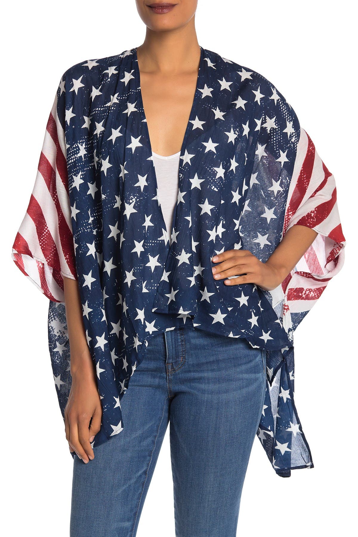 Accessory Street American Wonder Cover Up In Red/white/