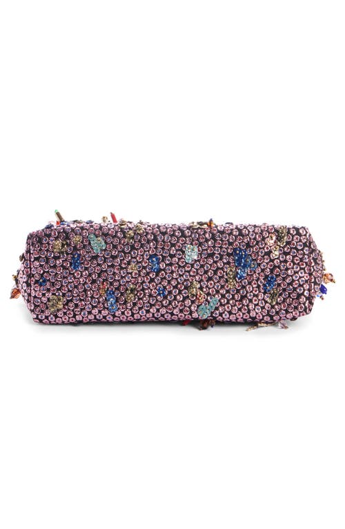 Shop Dries Van Noten Embellished Clutch In Pink 305