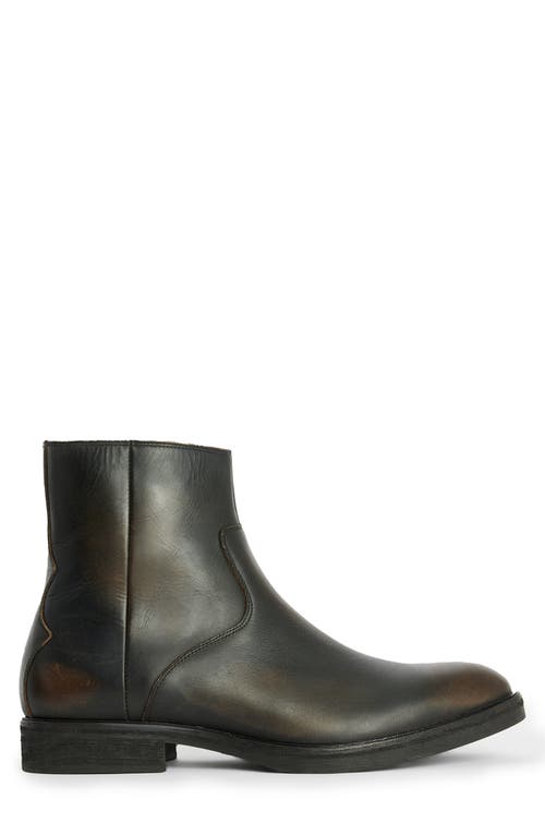 Shop Allsaints Lang Boot In Dark Brown