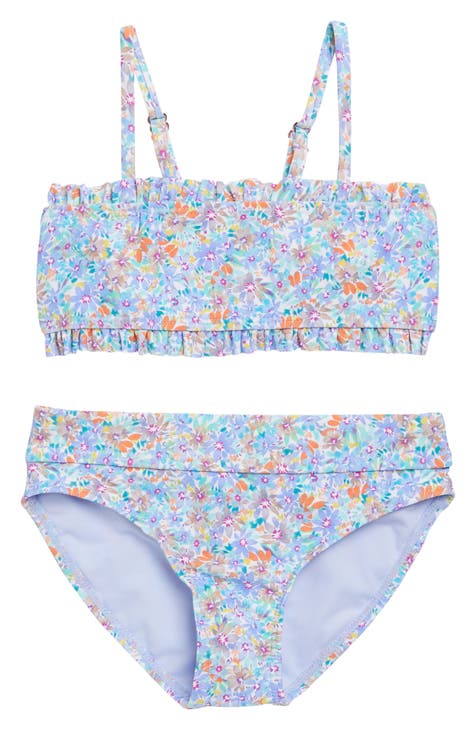 Kids' Floral Two-Piece Swimsuit (Big Kid)