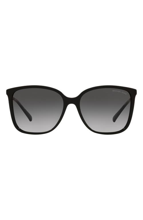 Michael Kors Avellino 56mm Gradient Square Sunglasses in Black at Nordstrom
