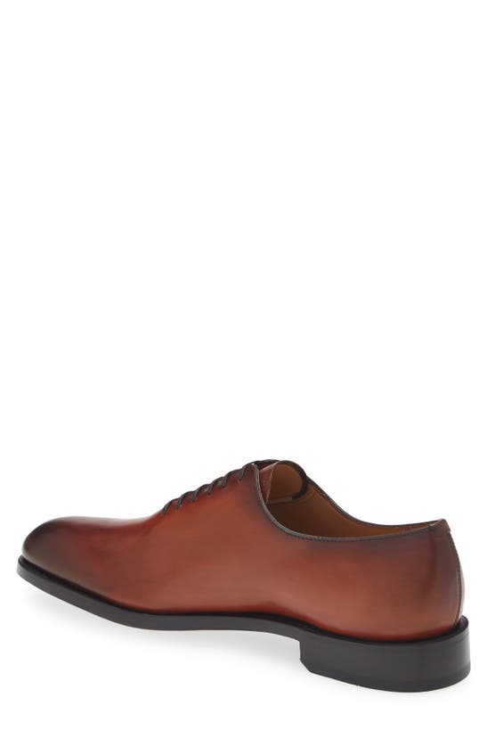 Shop Ferragamo Angiolo Oxford In Cognac New Biscotto