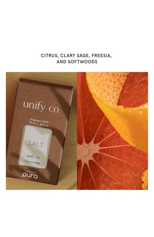 Pura X Unify Co. 2-pack Diffuser Fragrance Refills In Salt