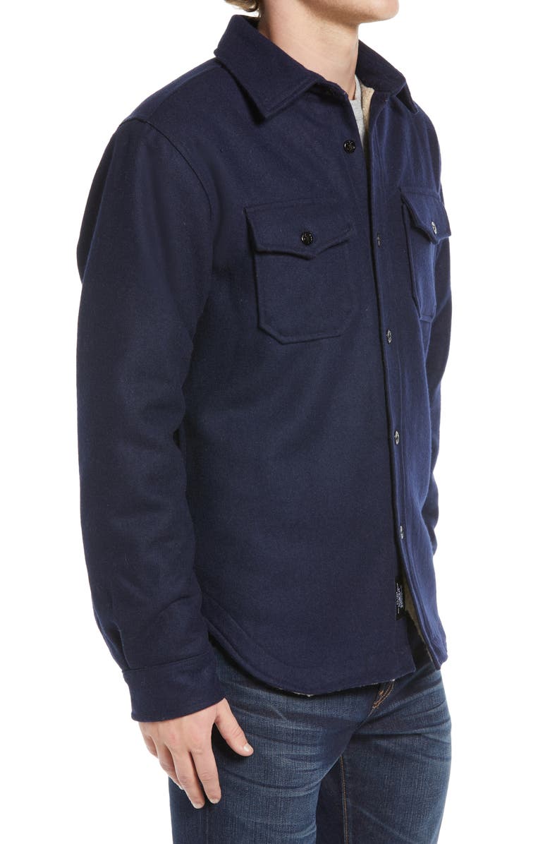 Schott NYC Wool Blend Shirt Jacket | Nordstrom