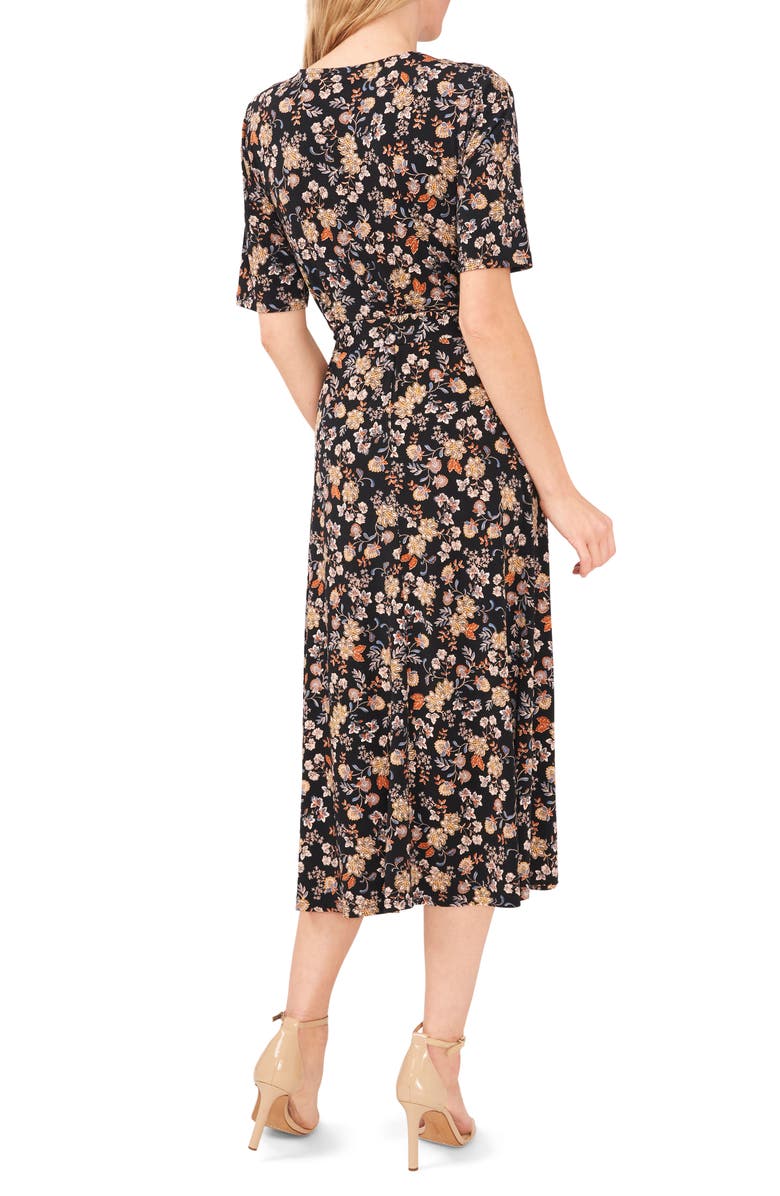 Chaus Floral Print Midi Dress | Nordstrom