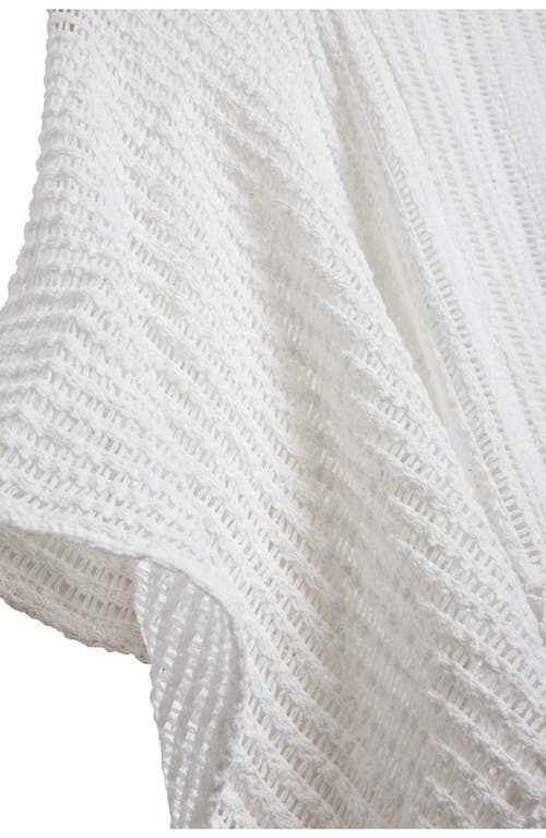 Saachi Open Knit Cover-up In White