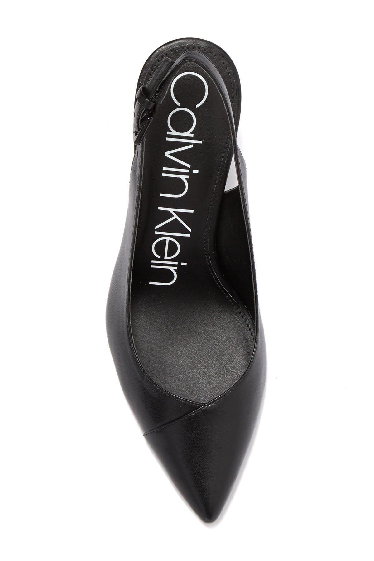 calvin klein gwenith slingback pump