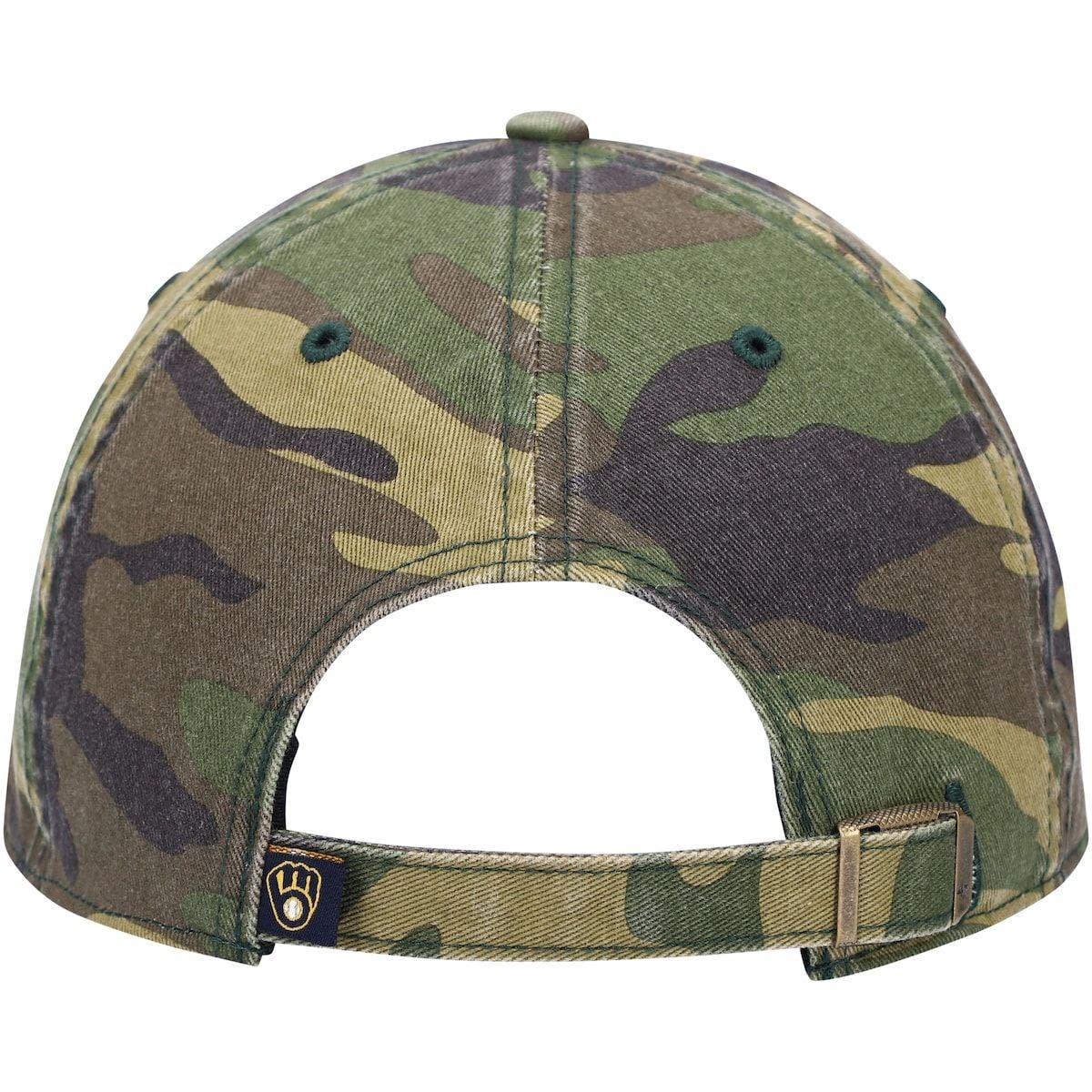 milwaukee brewers camo hat